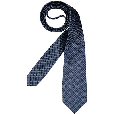 OLYMP Herren Krawatte blau Gemustert ONESIZE OLYMP Herren Krawatte blau Gemustert ONESIZE