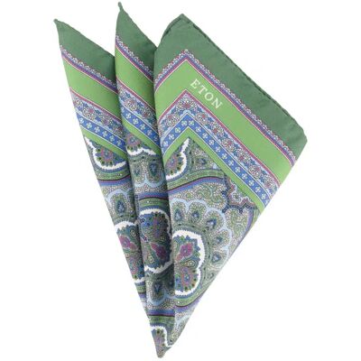 ETON Herren Einstecktuch blau Seide gemustert ONESIZE ETON Herren Einstecktuch blau Seide gemustert ONESIZE