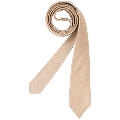 OLYMP Herren Krawatte beige Gemustert,unifarben ONESIZE OLYMP Herren Krawatte beige Gemustert,unifarben ONESIZE