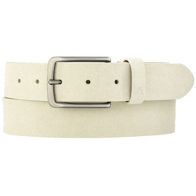 Alberto Herren Gürtel beige Veloursleder 80 CM (30 INCH) Alberto Herren Gürtel beige Veloursleder 80 CM (30 INCH)