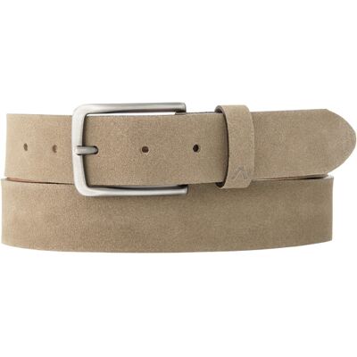 Alberto Herren Gürtel beige Veloursleder 95 CM (33 INCH) Alberto Herren Gürtel beige Veloursleder 95 CM (33 INCH)