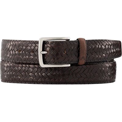 Alberto Herren Gürtel braun Leder geprägt 80 CM (30 INCH) Alberto Herren Gürtel braun Leder geprägt 80 CM (30 INCH)