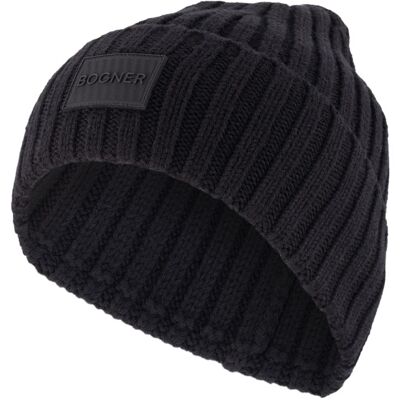 BOGNER Herren Mütze schwarz Woll-Stoff ONESIZE BOGNER Herren Mütze schwarz Woll-Stoff ONESIZE