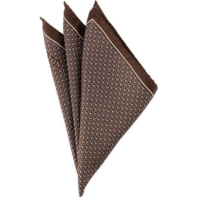 ETON Herren Einstecktuch braun Seide gemustert ONESIZE ETON Herren Einstecktuch braun Seide gemustert ONESIZE