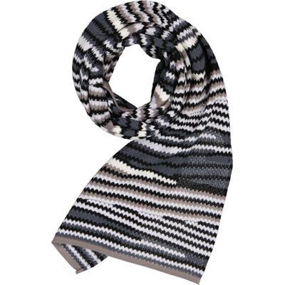 MISSONI Herren Schal grau Wolle ONESIZE MISSONI Herren Schal grau Wolle ONESIZE