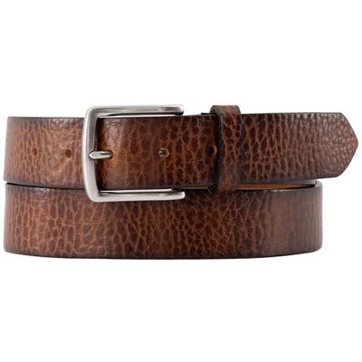 Alberto Herren Gürtel braun Leder geprägt 90 CM (32 INCH) Alberto Herren Gürtel braun Leder geprägt 90 CM (32 INCH)