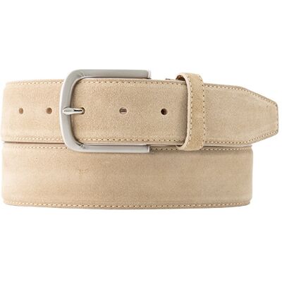 Lindenmann Herren Gürtel beige Veloursleder 100 CM (34 INCH) Lindenmann Herren Gürtel beige Veloursleder 100 CM (34 INCH)