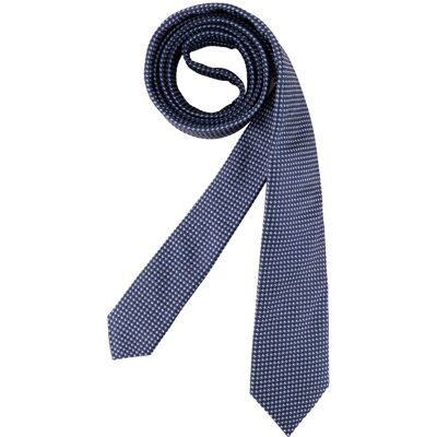HUGO Herren Krawatte blau Gemustert ONESIZE HUGO Herren Krawatte blau Gemustert ONESIZE