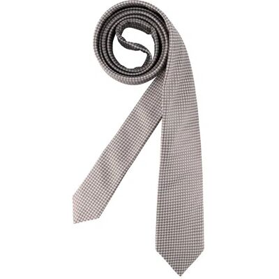 HUGO Herren Krawatte beige Gemustert ONESIZE HUGO Herren Krawatte beige Gemustert ONESIZE