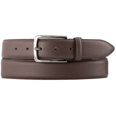 Alberto Herren Gürtel braun Leder geprägt 90 CM (32 INCH) Alberto Herren Gürtel braun Leder geprägt 90 CM (32 INCH)