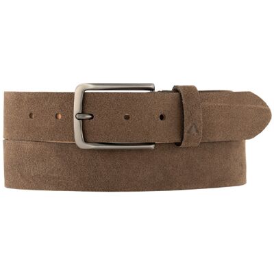 Alberto Herren Gürtel braun Veloursleder 125 CM (39 INCH) Alberto Herren Gürtel braun Veloursleder 125 CM (39 INCH)