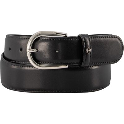 AIGNER Herren Gürtel schwarz Glattleder 95 CM (33 INCH) AIGNER Herren Gürtel schwarz Glattleder 95 CM (33 INCH)