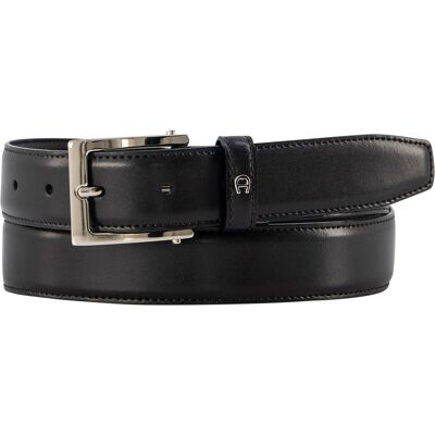 AIGNER Herren Gürtel schwarz Glattleder 85 CM (31 INCH) AIGNER Herren Gürtel schwarz Glattleder 85 CM (31 INCH)