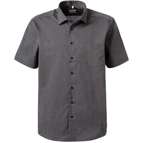 Seidensticker Herren Kurzarmhemd grau 42