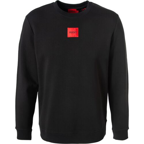 HUGO Herren Sweatshirt schwarz Logo und Motiv XXL