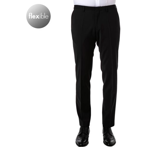 ROY ROBSON Herren Hose schwarz Slim Fit 46