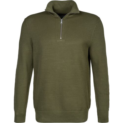 Marc O'Polo Herren Pullover grün unifarben XL