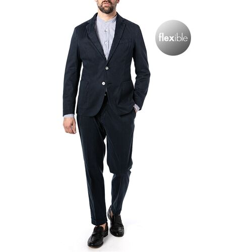 BOSS Black Herren Anzug blau Slim Fit 54