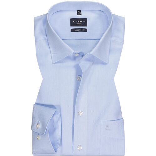 OLYMP Herren Hemd blau 43