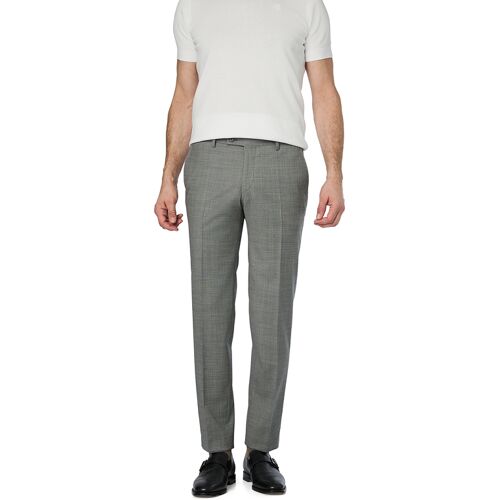 BALDESSARINI Herren Hose grau meliert Slim Fit 56
