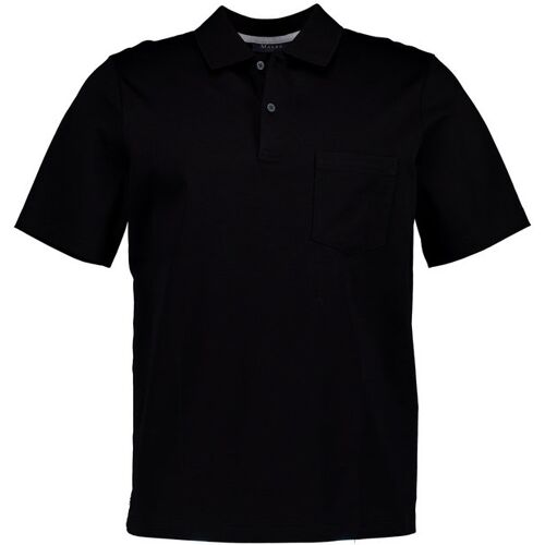 MAERZ Muenchen Herren Polo-Shirt schwarz 4XL