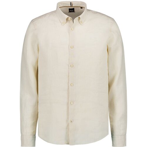 BOSS Black Herren Hemd beige XXL