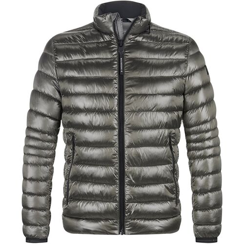 MILESTONE Herren Steppjacke grau unifarben 58 (3XL)