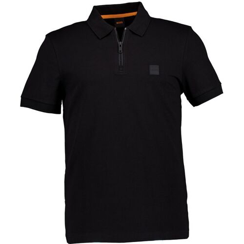 BOSS Orange Herren Polo-Shirts schwarz M