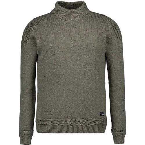 N.Z.A. Herren Pullover grün unifarben L