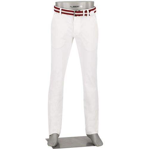 Alberto Golf Herren Hosen weiß 28