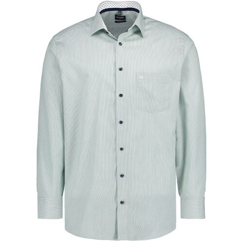 OLYMP Herren Hemd grün gestreift 40