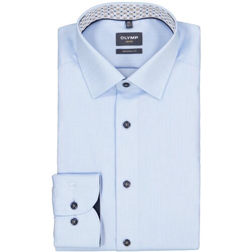 OLYMP Herren Hemd blau 40