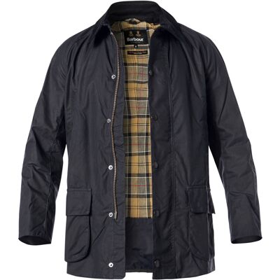 Barbour Herren Jacke blau Baumwolle unifarben XL Barbour Herren Jacke blau Baumwolle unifarben XL