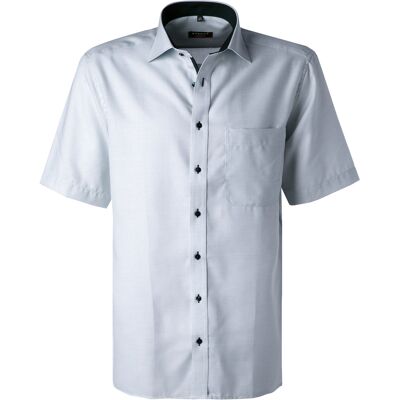 ETERNA Herren Kurzarmhemd blau Baumwolle 46 ETERNA Herren Kurzarmhemd blau Baumwolle 46