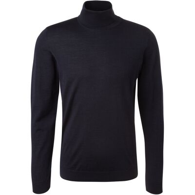 MAERZ Muenchen Herren Rollkragenpullover blau unifarben 52 (L) MAERZ Muenchen Herren Rollkragenpullover blau unifarben 52 (L)