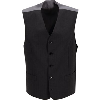 DIGEL Herren Weste grau Schurwolle Comfort Fit 46 DIGEL Herren Weste grau Schurwolle Comfort Fit 46