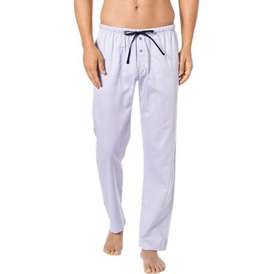 Novila Herren Pyjamahose blau Baumwolle unifarben 54 (XL) Novila Herren Pyjamahose blau Baumwolle unifarben 54 (XL)