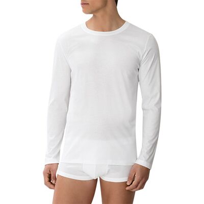 Zimmerli Herren Longsleeve weiß Baumwolle unifarben 8 (XXL) Zimmerli Herren Longsleeve weiß Baumwolle unifarben 8 (XXL)