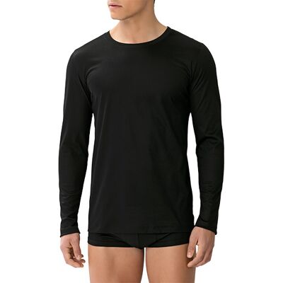 Zimmerli Herren Longsleeve schwarz Baumwolle unifarben 4 (S) Zimmerli Herren Longsleeve schwarz Baumwolle unifarben 4 (S)