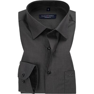 CasaModa Herren Hemd grau Baumwolle Comfort Fit 54 CasaModa Herren Hemd grau Baumwolle Comfort Fit 54