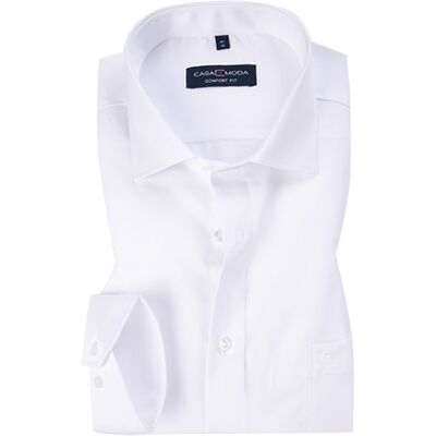 CasaModa Herren Hemd weiß Baumwolle Comfort Fit 54 CasaModa Herren Hemd weiß Baumwolle Comfort Fit 54