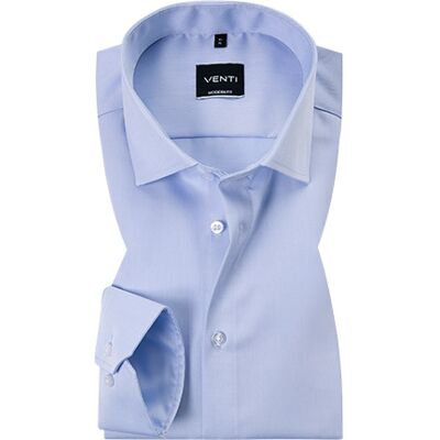 Venti Komfort Baumwoll Businesshemd - Modern Fit - Blau Venti Komfort Baumwoll Businesshemd - Modern Fit - Blau