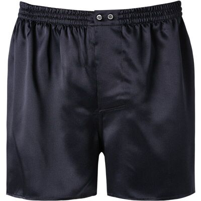 Zimmerli Herren Boxershort blau Seide unifarben S Zimmerli Herren Boxershort blau Seide unifarben S