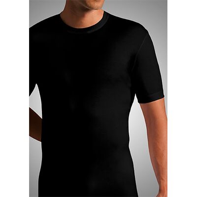 Novila Herren American-Shirt schwarz Baumwolle unifarben 8 (XXL) Novila Herren American-Shirt schwarz Baumwolle unifarben 8 (XXL)