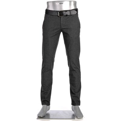 Alberto Herren Chino grau Baumwolle meliert 31/34 Alberto Herren Chino grau Baumwolle meliert 31/34
