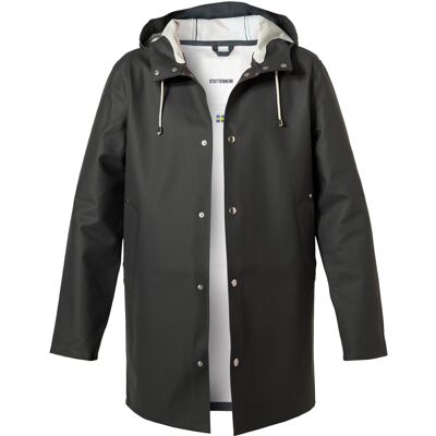 STUTTERHEIM Herren Regenmantel blau PVC unifarben 46 (S) STUTTERHEIM Herren Regenmantel blau PVC unifarben 46 (S)