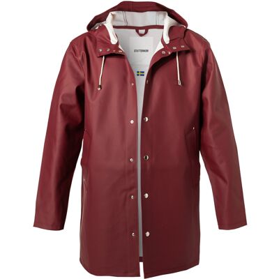 STUTTERHEIM Herren Regenmantel rot PVC unifarben 56 (XXL) STUTTERHEIM Herren Regenmantel rot PVC unifarben 56 (XXL)