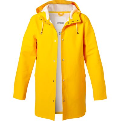 STUTTERHEIM Herren Regenmantel gelb PVC unifarben 46 (S) STUTTERHEIM Herren Regenmantel gelb PVC unifarben 46 (S)