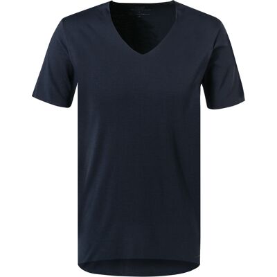 CALIDA Herren T-Shirt blau Viskose unifarben 5 (M) CALIDA Herren T-Shirt blau Viskose unifarben 5 (M)