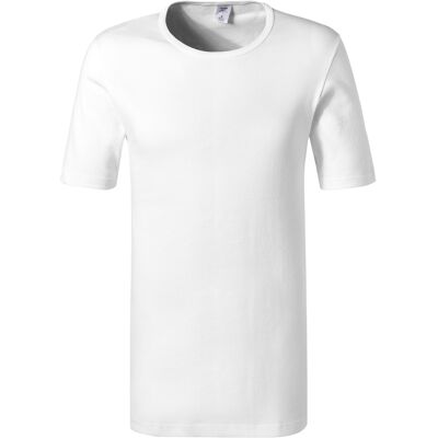 CALIDA Herren T-Shirt weiß Baumwolle unifarben 6 (L) CALIDA Herren T-Shirt weiß Baumwolle unifarben 6 (L)
